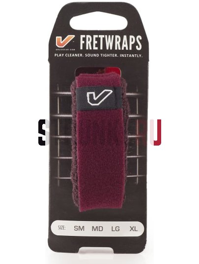 GRUVGEAR FRETWRAPS HD 'Wine' заглушка для струн, бордовая SM FW-1PK-BGY-SM