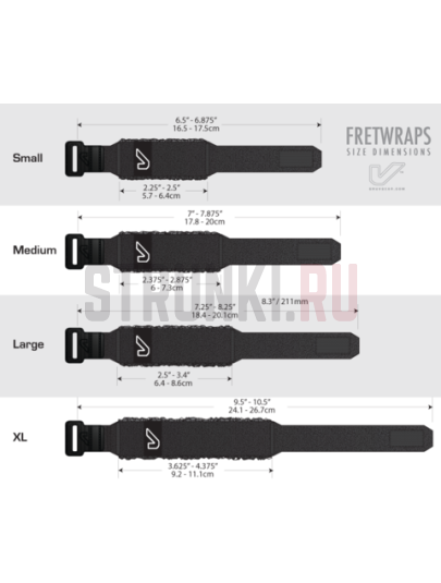 GRUVGEAR FRETWRAPS HD 'Wine' заглушка для струн, бордовая SM FW-1PK-BGY-SM