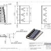 Бридж фиксированный HIPSHOT 41200MSS MODERN (NARROW), хром  картинка 1