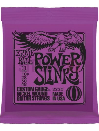 Струны для электрогитары Ernie Ball 2220 Power Slinky 11-48