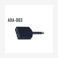 Переходник с 2 X стерео джек мама 6.3 мм -> стерео джек папа 6.3 мм STANDS & CABLES ADA063