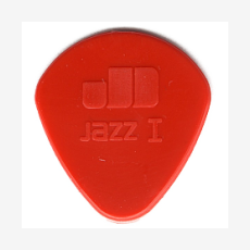 Медиатор Dunlop 47R1N Jazz I, красный, 1.1 мм, 1 шт.