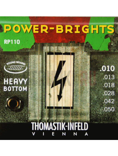 Струны для электрогитары Thomastik-Infeld Power Brights RP110 10-50