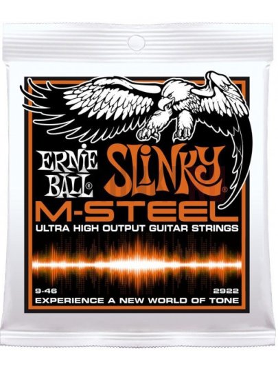 Струны для электрогитары Ernie Ball 2922 M-Steel Hybrid Slinky 9-46