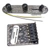 Бридж для Telecaster PARTS, с панелью электроники, черный картинка 0