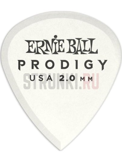 Медиатор Ernie Ball Mini 9203, 2.0 мм, 1 шт.