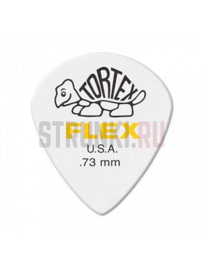 Набор медиаторов Dunlop 466P.73 Tortex Flex Jazz III XL, 0.73 мм, упаковка 12 шт.