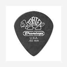 Набор медиаторов Dunlop 482P.60 Tortex Pitch Black Jazz III, 0.6 мм, упаковка 12 шт. 