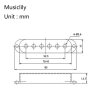 Крышка для сингла PARTS PRO MX1721BK-3, 52.5мм, черная картинка 4