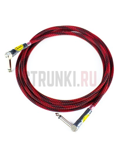 Кабель LexCable 2м, бордовый (угловой-угловой)