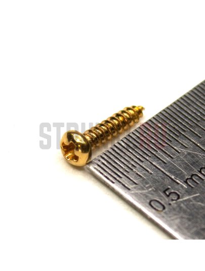 Musiclily MX1850GD, cаморез для колков (2.1 x 10 mm), золото