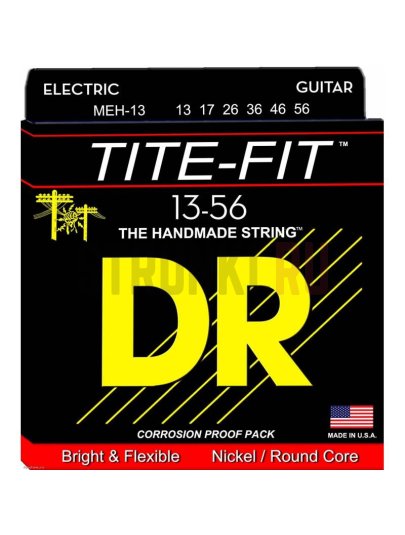 Струны для электрогитары DR Tite-Fit MEH-13 13-56