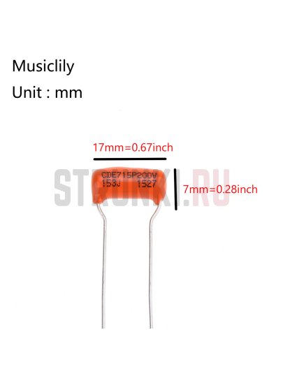 Конденсатор CDE Sprague Orange Drop MX2015 0.015 мкФ, 200V