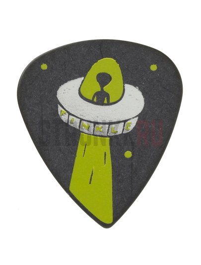 Медиатор Pickboy UFO Guitar Picks, Polyacetal, черный, 0.8 мм, 1 шт.