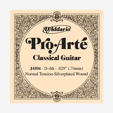 Одиночная струна для классической гитары D'Addario Pro-Arte J4504 29