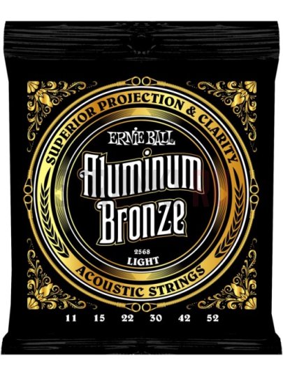 Струны для акустической гитары Ernie Ball 2568 Aluminum Bronze 11-52