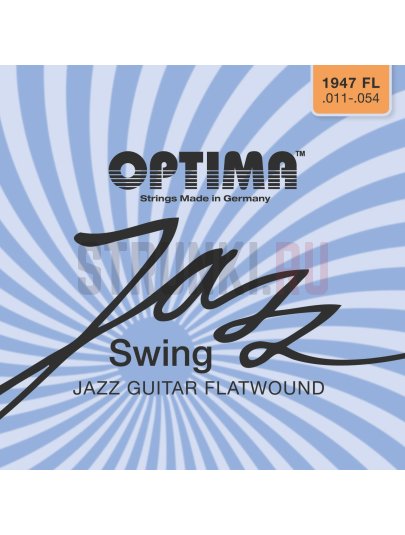 Струны для электрогитары Optima Jazz Swing Flatwound Strings 1947.FL 11-54