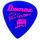 Медиатор Ibanez 1000PGJB Paul Gilbert, 1 мм, синий, 1 шт