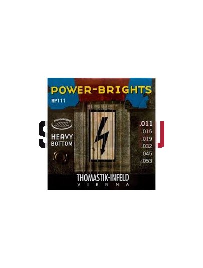 Струны для электрогитары Thomastik-Infeld Power Brights RP111 Heavy Bottom 11-53