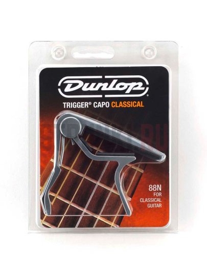 Каподастр для классической гитары, никель, Dunlop 88N Trigger