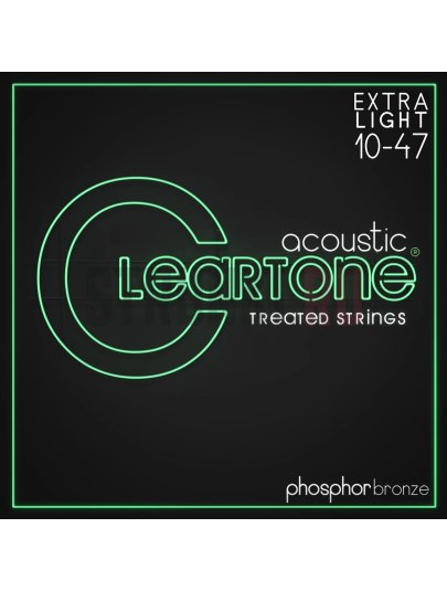 Струны для акустической гитары Cleartone Acoustic Phosphor Bronze Extra Light 7410 10-47