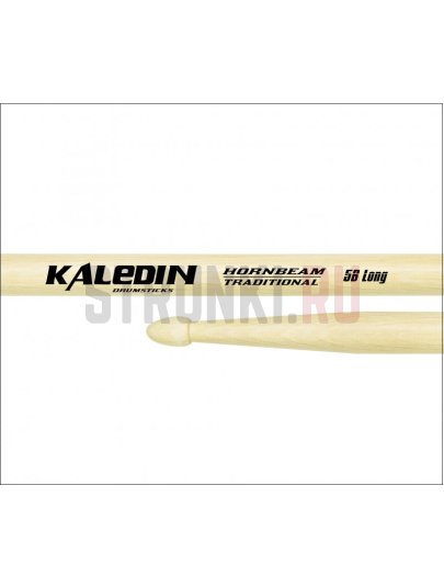 Палочки барабанные Kaledin Drumsticks 7KLHB5BL 5B Long, деревянный наконечник