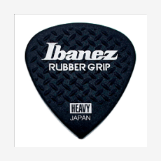 Медиатор для гитары IBANEZ SAND GRIP PPA16HRG-BK, черный, 1 шт