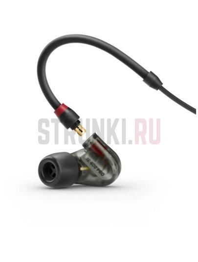 Наушники внутриканальные мониторные, Sennheiser 507483 IE 400 PRO Smoky Black, черные