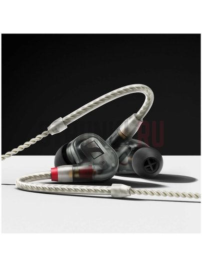 Наушники внутриканальные мониторные, Sennheiser 507479 IE 500 PRO Smoky Black, черные