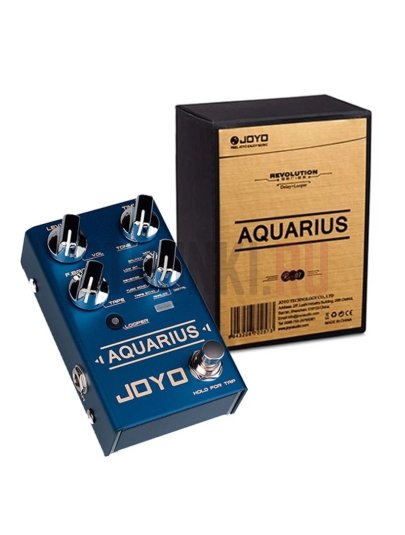 Педаль эффектов дилэй Joyo R-07-AQUARIUS DELAY/LOOPER