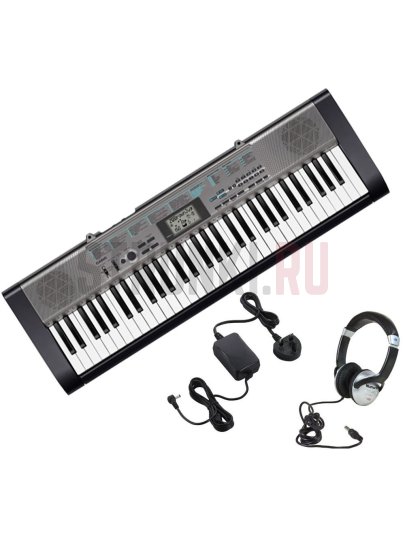 Синтезатор Casio CTK-1300, 61 клавиша, серый