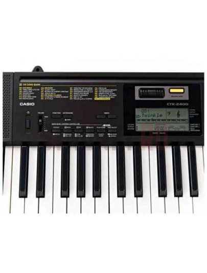 Синтезатор Casio CTK-2400, 61 клавиша, черный