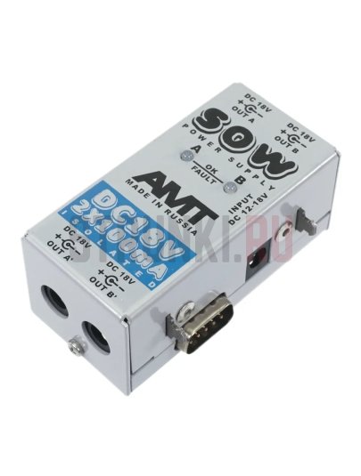 Модуль питания DC-18V 2x100mA АМТ Electronics PSDC18-2 SOW PS-2