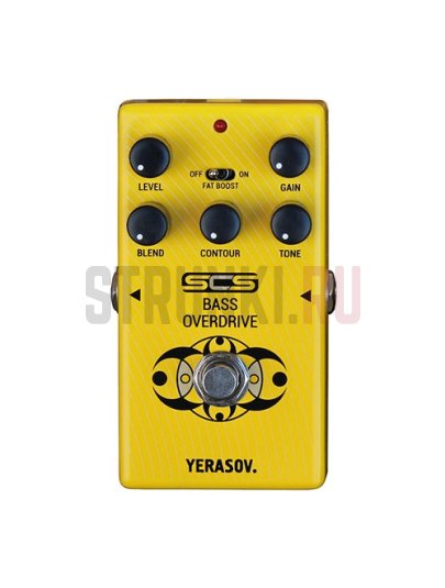 Педаль эффектов Yerasov SCS-OD-10B Bass Overdrive