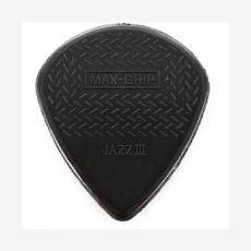 Медиатор Dunlop 471R3S Nylon Maxx Grip Jazz III, черный, 1.38 мм, 1 шт.