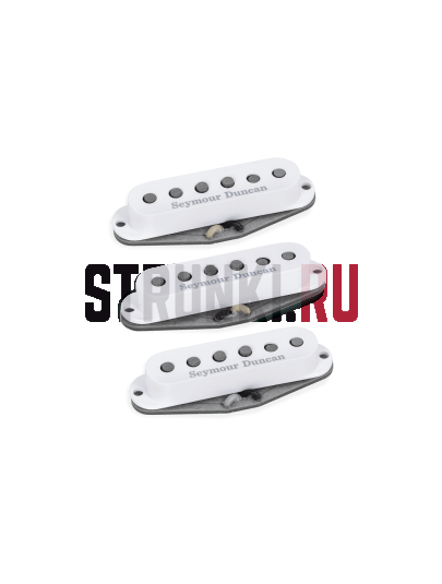 Комплект звукоснимателей SSS для Strat Seymour Duncan 11201-19-W Psychedelic Strat, белый