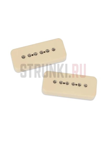 Комплект звукоснимателей P90 SS Seymour Duncan 11302-66-Crc-noL, Vintage P90 Silencer SOAP BAR, кремовый