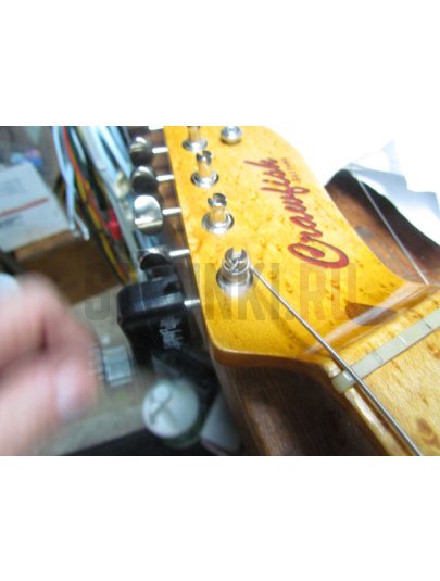 Вертушка кренк для гитары DUNLOP 105RYL STRINGS CRANK USA, желтый