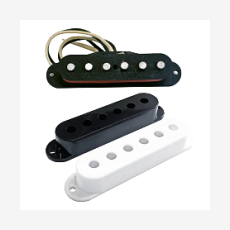 Звукосниматель сингл, нековый Habanero Pickups Serrano Single Coils GJSTVNBW, черный/белый