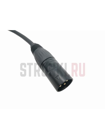 Кабель микрофонный ZZcable E2-XLR-M-F-0060-0, 0,6м (прямой-прямой)