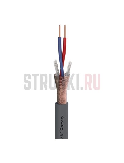 Кабель микрофонный, 100м, Sommer Cable SC-Stage 22 Highflex 200-0006