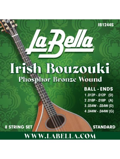 Струны для бузуки La Bella IB1244S 12-44
