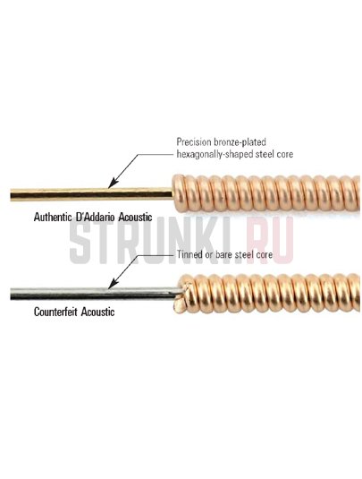 Струны для акустической гитары D'Addario Bronze 80-20 Light TOP EJ14 12-56