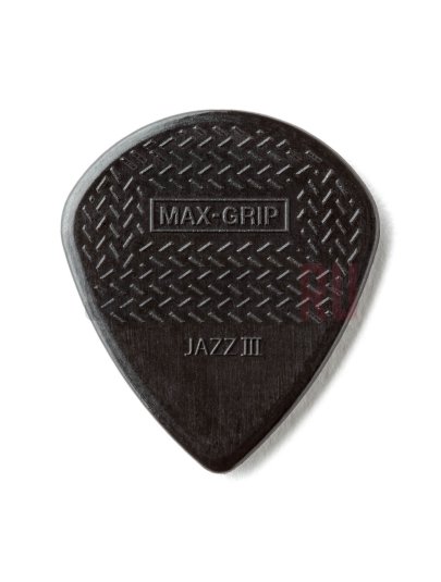 Набор медиаторов Dunlop 471P3S Max-Grip Nylon Jazz III, 1,38 мм, упаковка 6 шт.