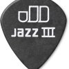 Набор медиаторов DUNLOP 482R1.35 Tortex Pitch Black Jazz III картинка 1