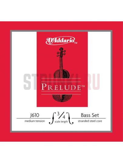 Струны для контрабаса D'Addario J610-3/4M