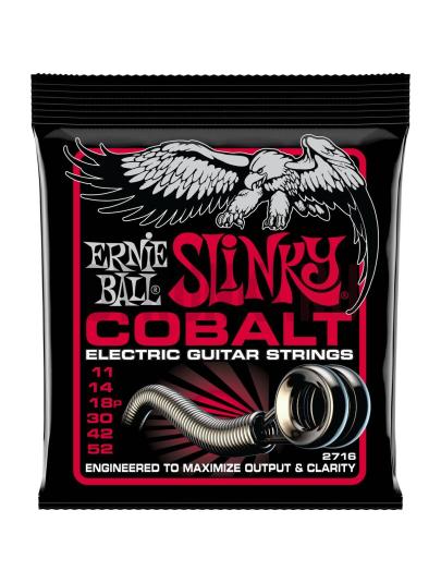 Струны для электрогитары ERNIE BALL 2716 Cobalt Slinky Burly 11-52