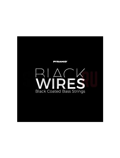 Струны для бас-гитары Pyramid Black Wires C904100 45-126