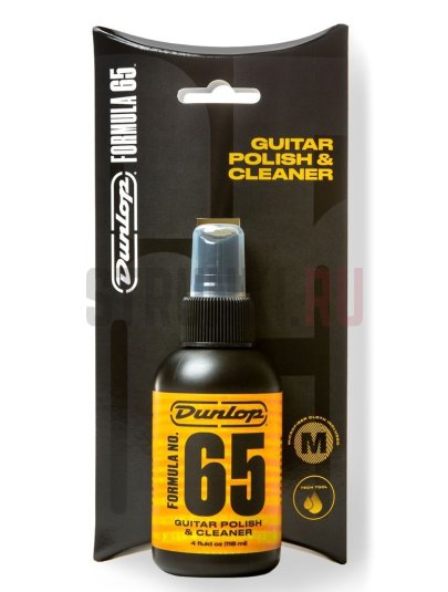 Полироль с салфеткой Dunlop 654C Formula 65 Guitar Polish & Cleaner