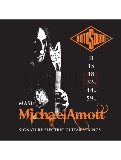 Струны для электрогитары Rotosound Michael Amott Signature MAS11 11-59